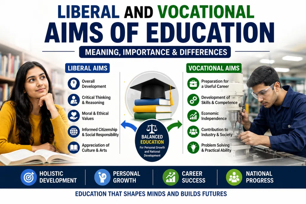 Liberal and Vocational Aims of Education: Meaning, Importance & Differences